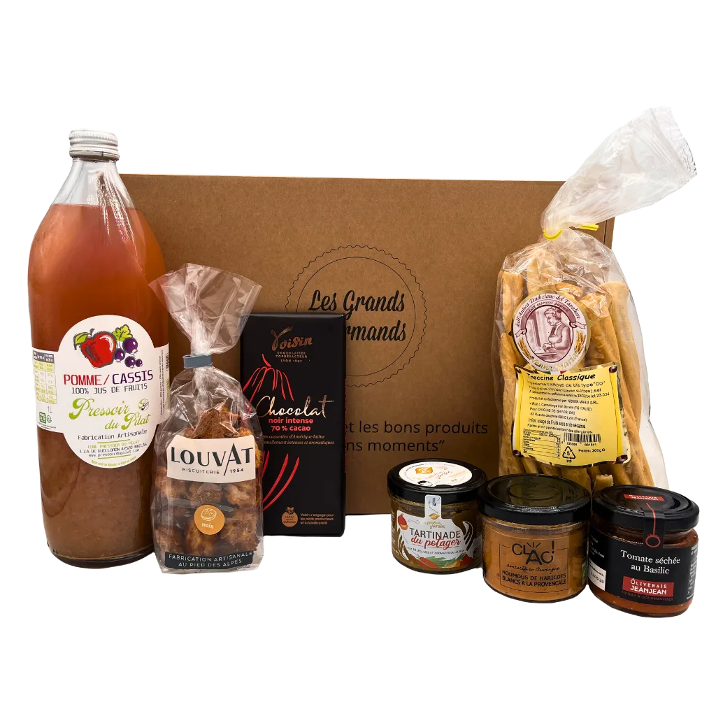 Panier gourmand végétarien + boite